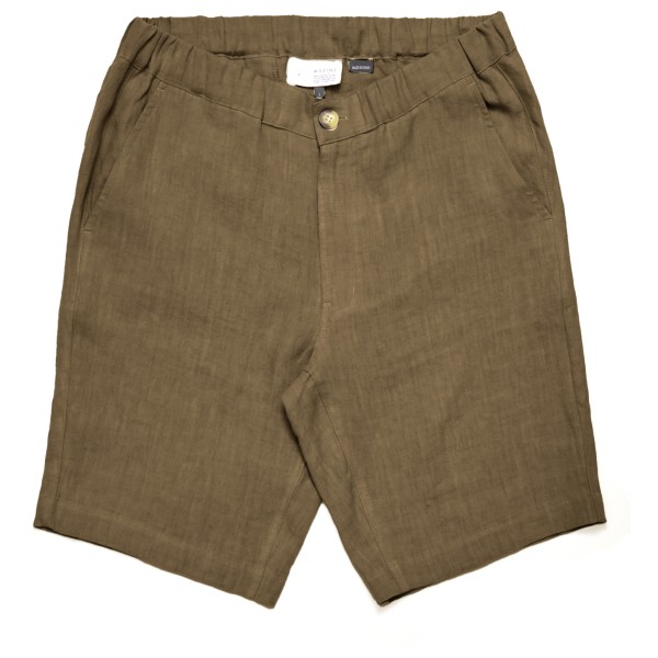 Mazine - Regular Linen Shorts - Short, bruin