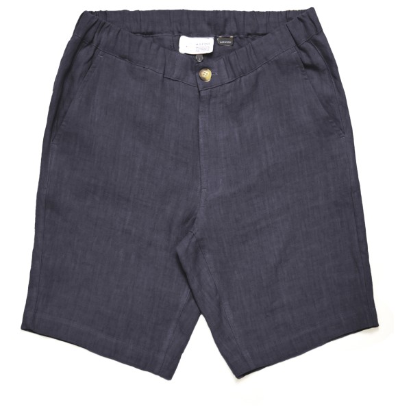 Mazine - Regular Linen Shorts - Short, grijs/blauw