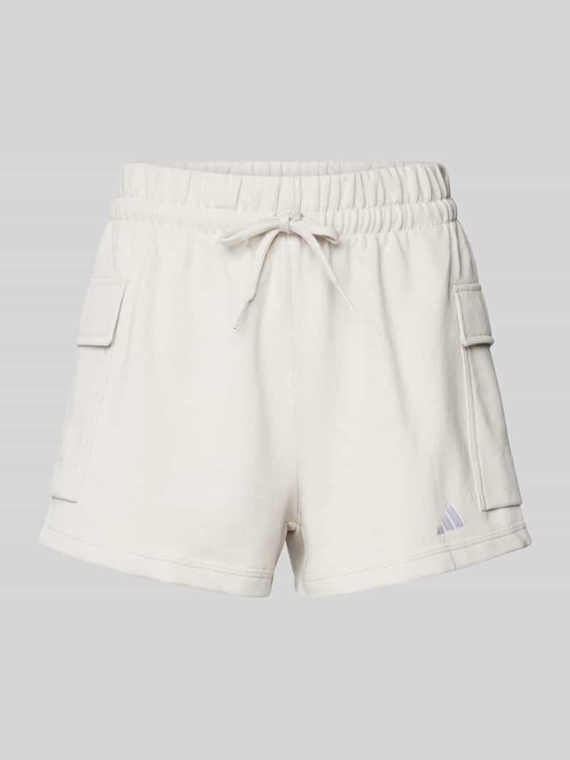 ADIDAS SPORTSWEAR Regular fit sweatshorts met logostitching