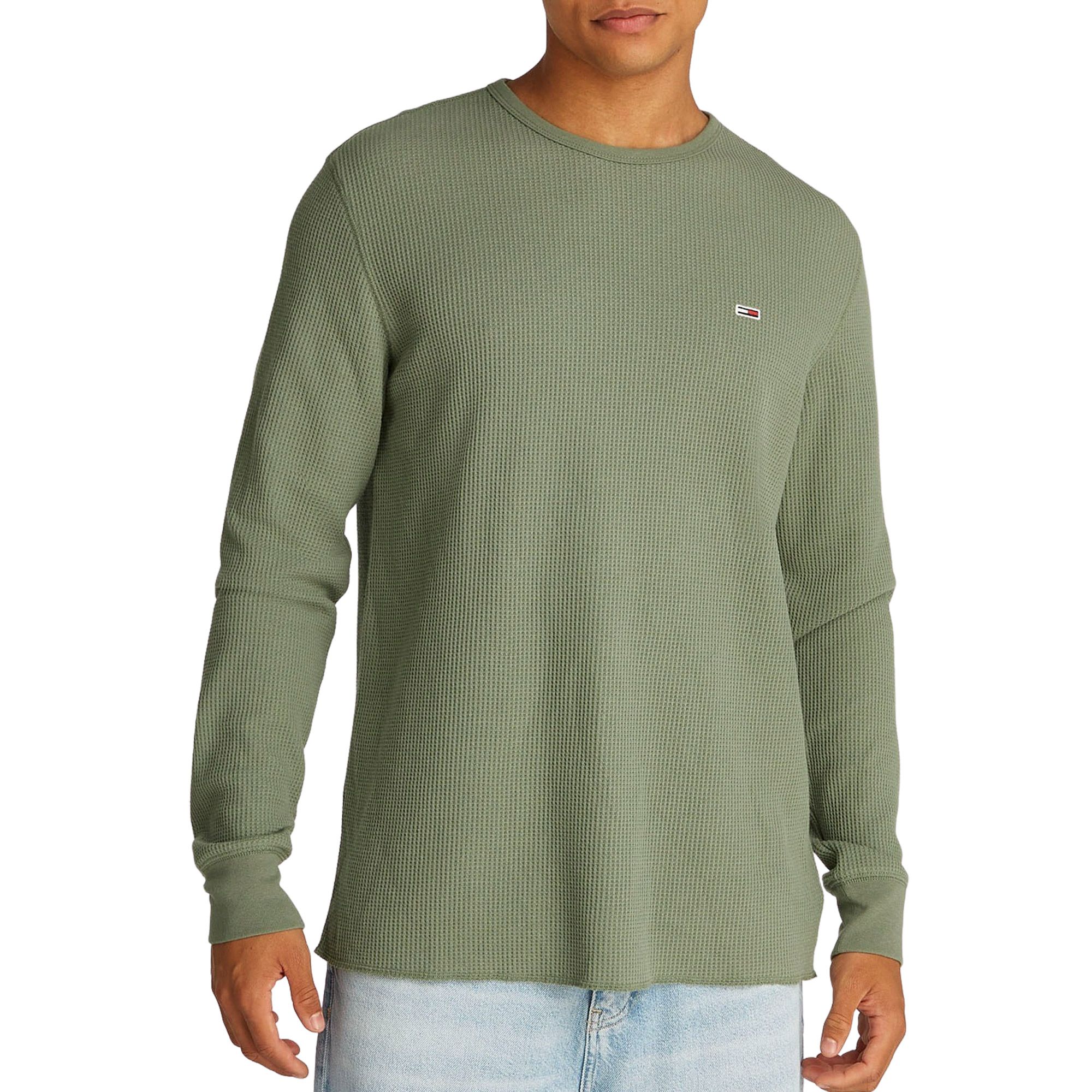 Tommy Hilfiger Slim Waffleongsleeve Shirt Heren