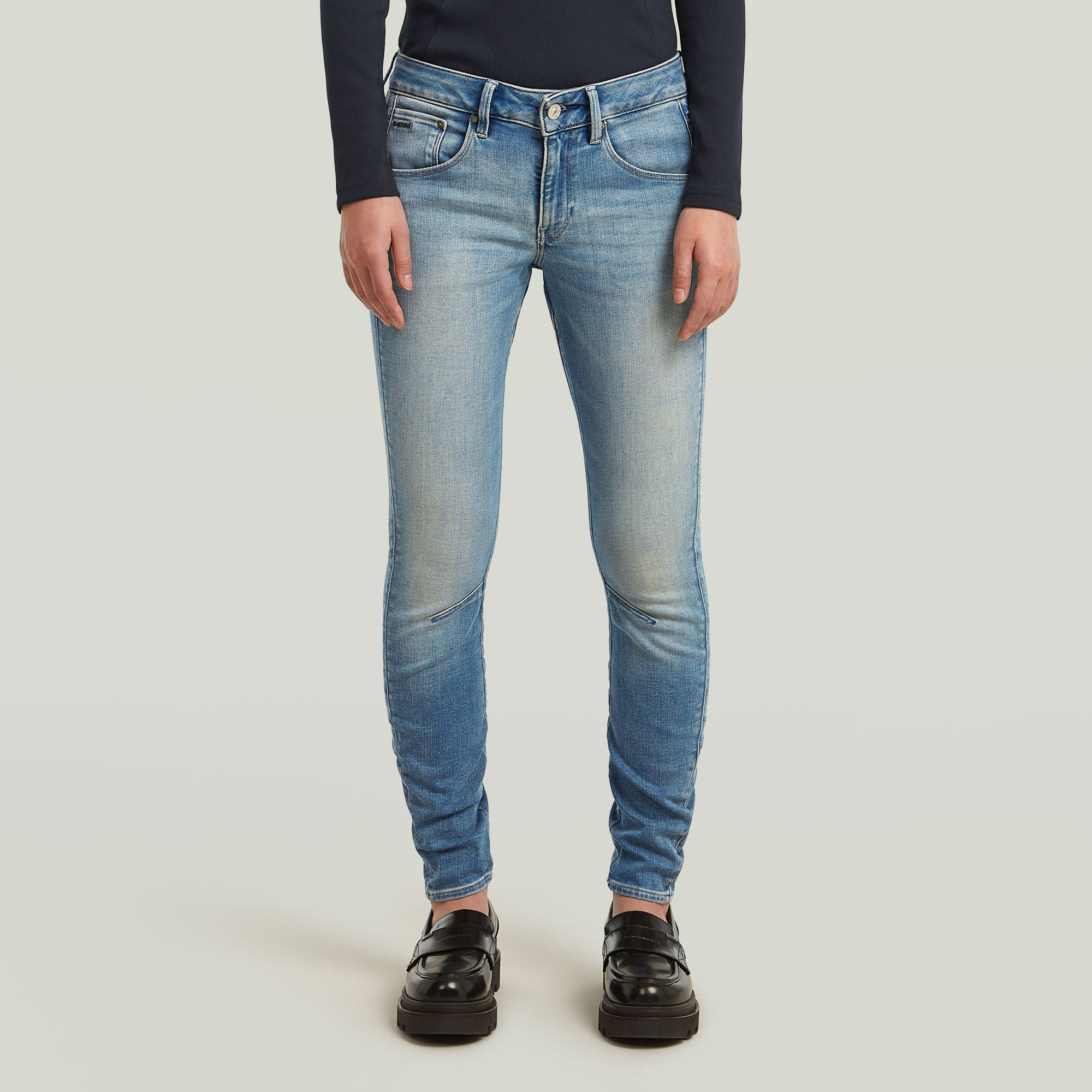 G-Star RAW Arc 3D Skinny Jeans II - Midden blauw - Dames