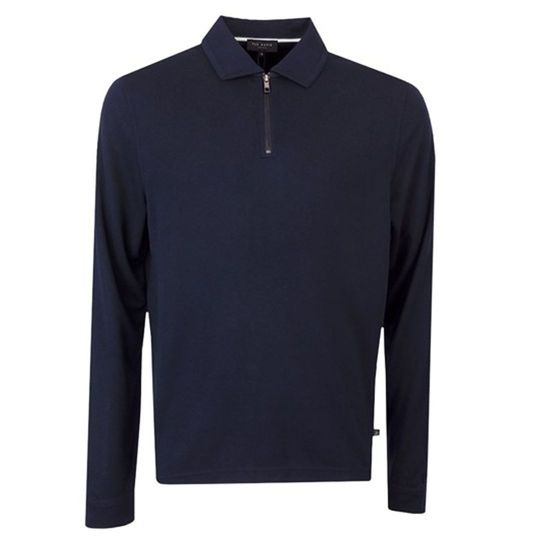 Ted Baker Karpol Heren Navy Modal Sweater