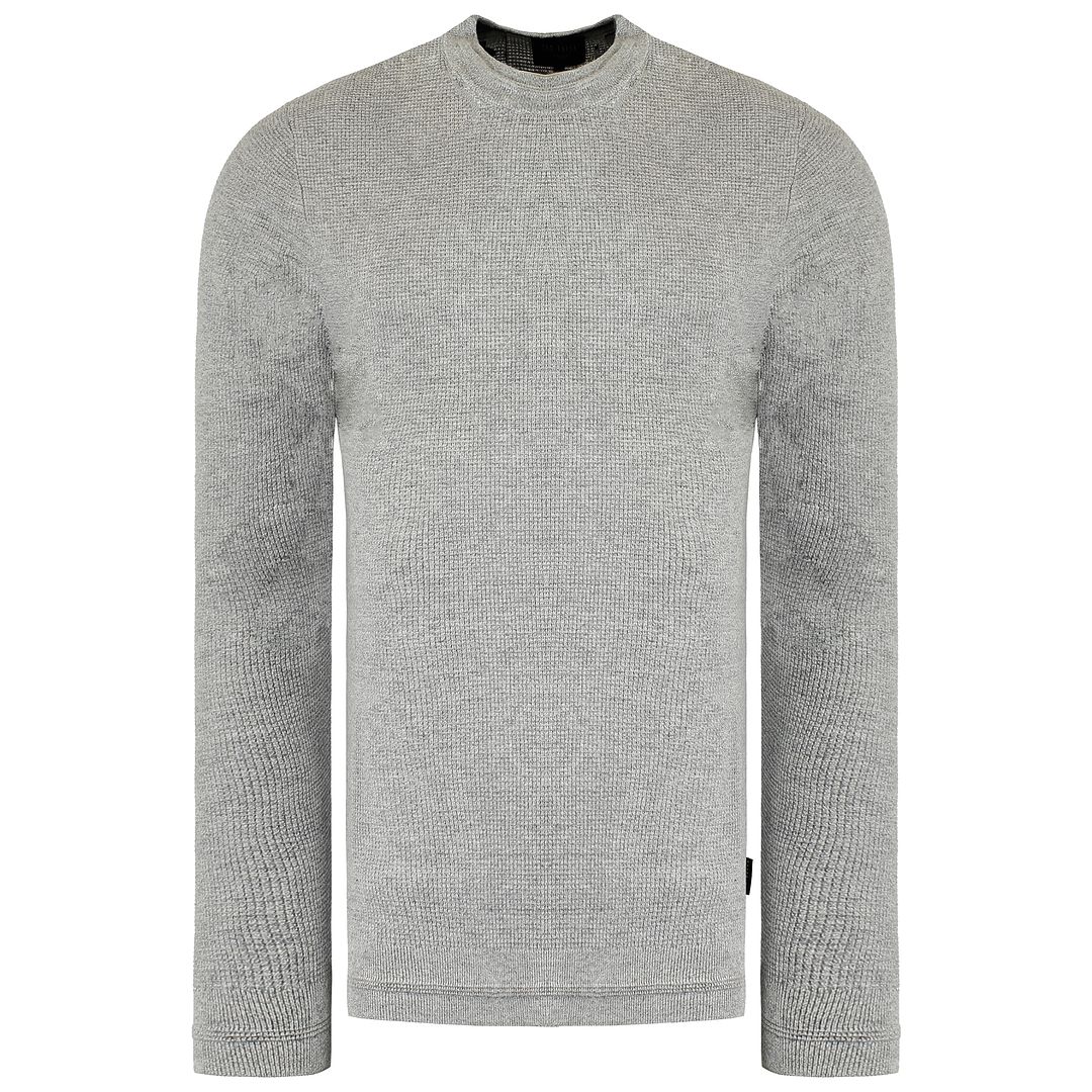 Ted Baker Staylay heren trui met grijze structuur