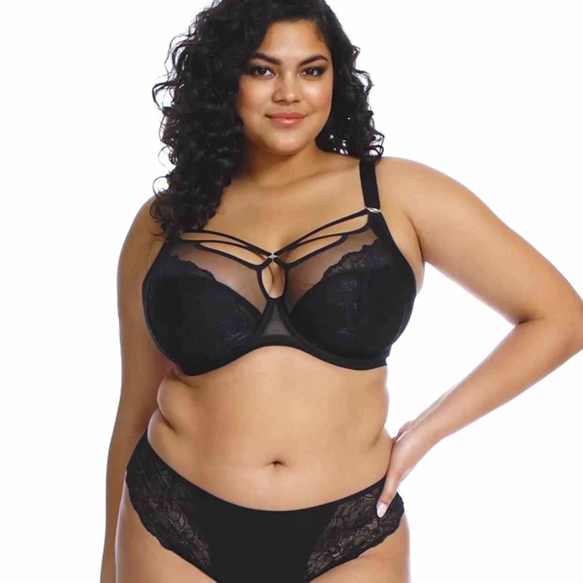 Elomi Brianna BH met beugel, zwart