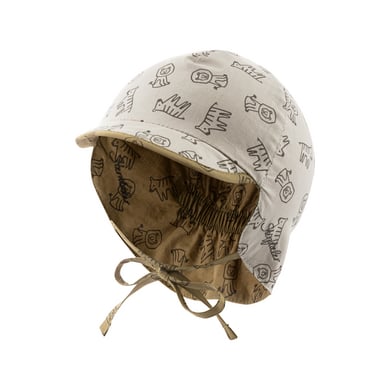 Sterntaler Safari Omkeerbare peaked cap lichtgrijs