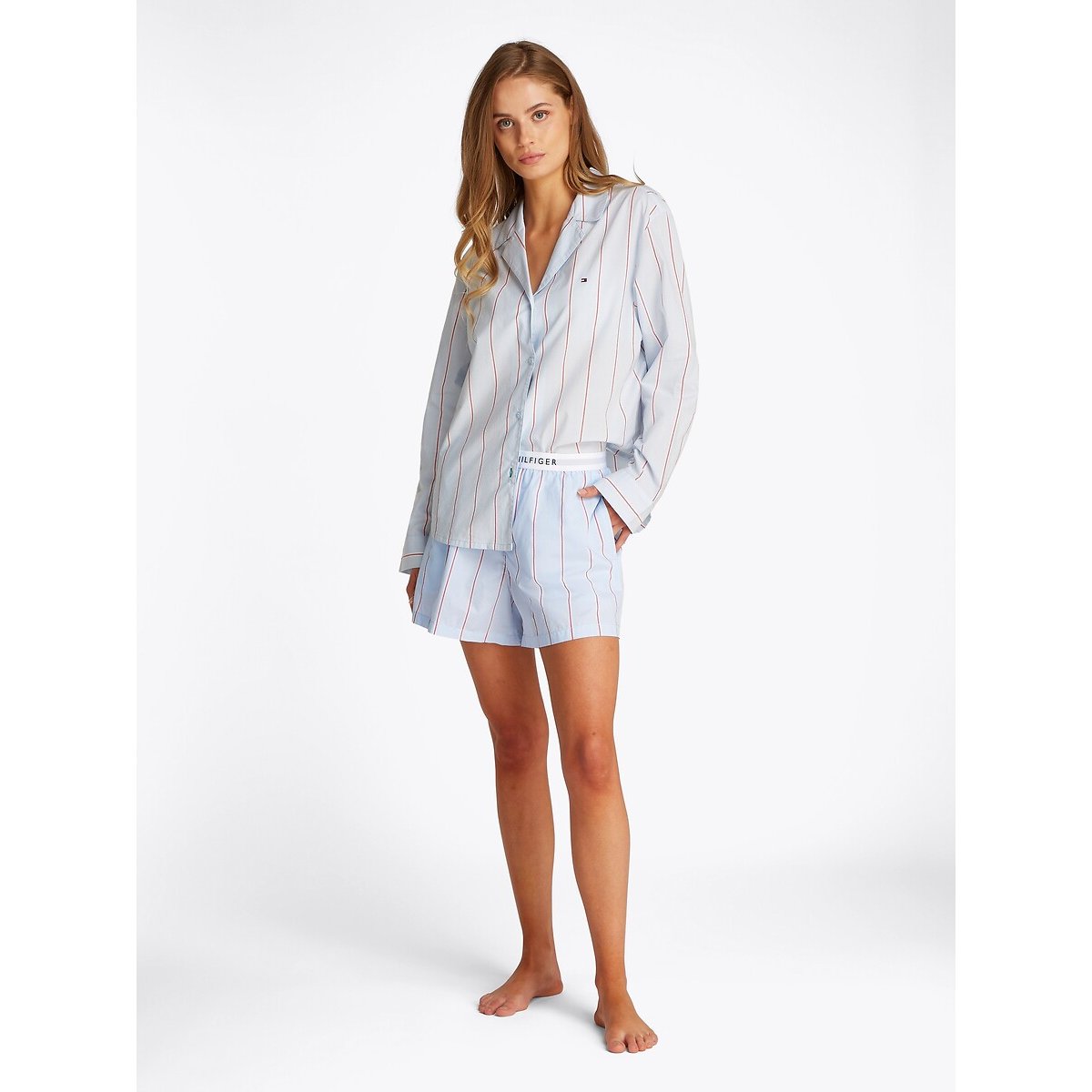 Tommy hilfiger Pyjamashort in katoen TH Essentials