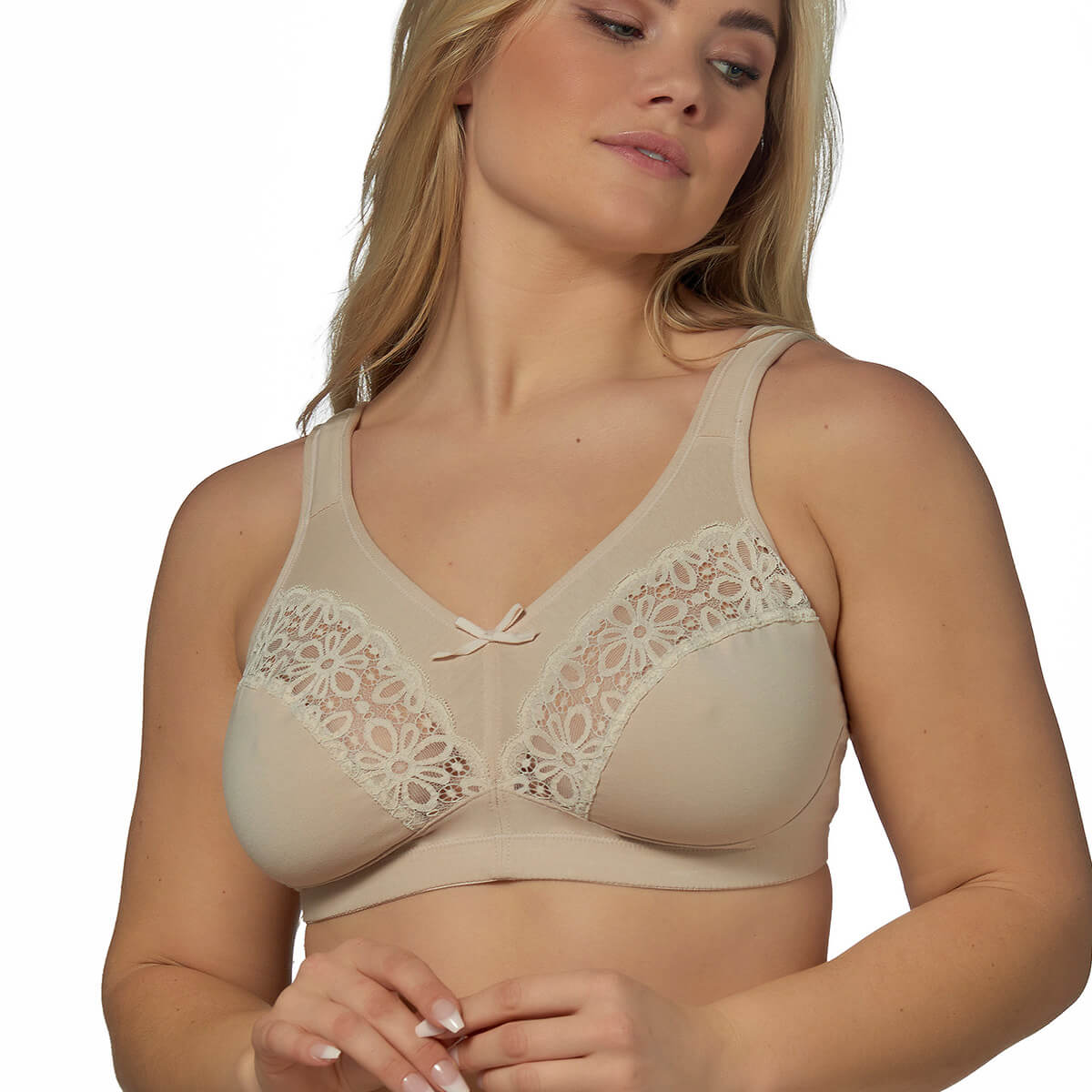 Elbrina BH zonder beugel, beige