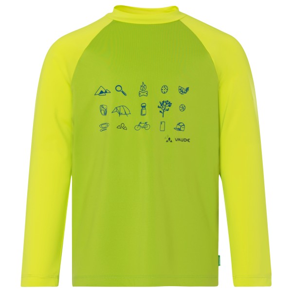 Vaude - Kid's Solaro L/S T-Shirt III - Sportshirt, groen