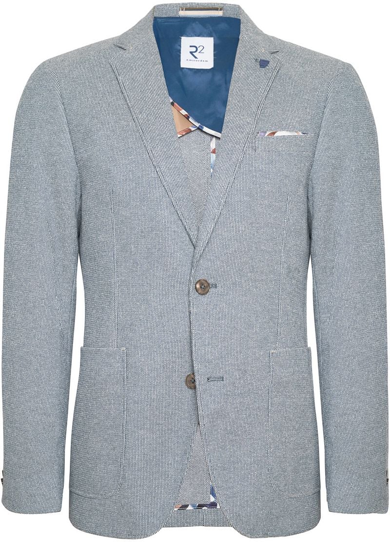 R2 Amsterdam R2 Halflined Colbert Blauw