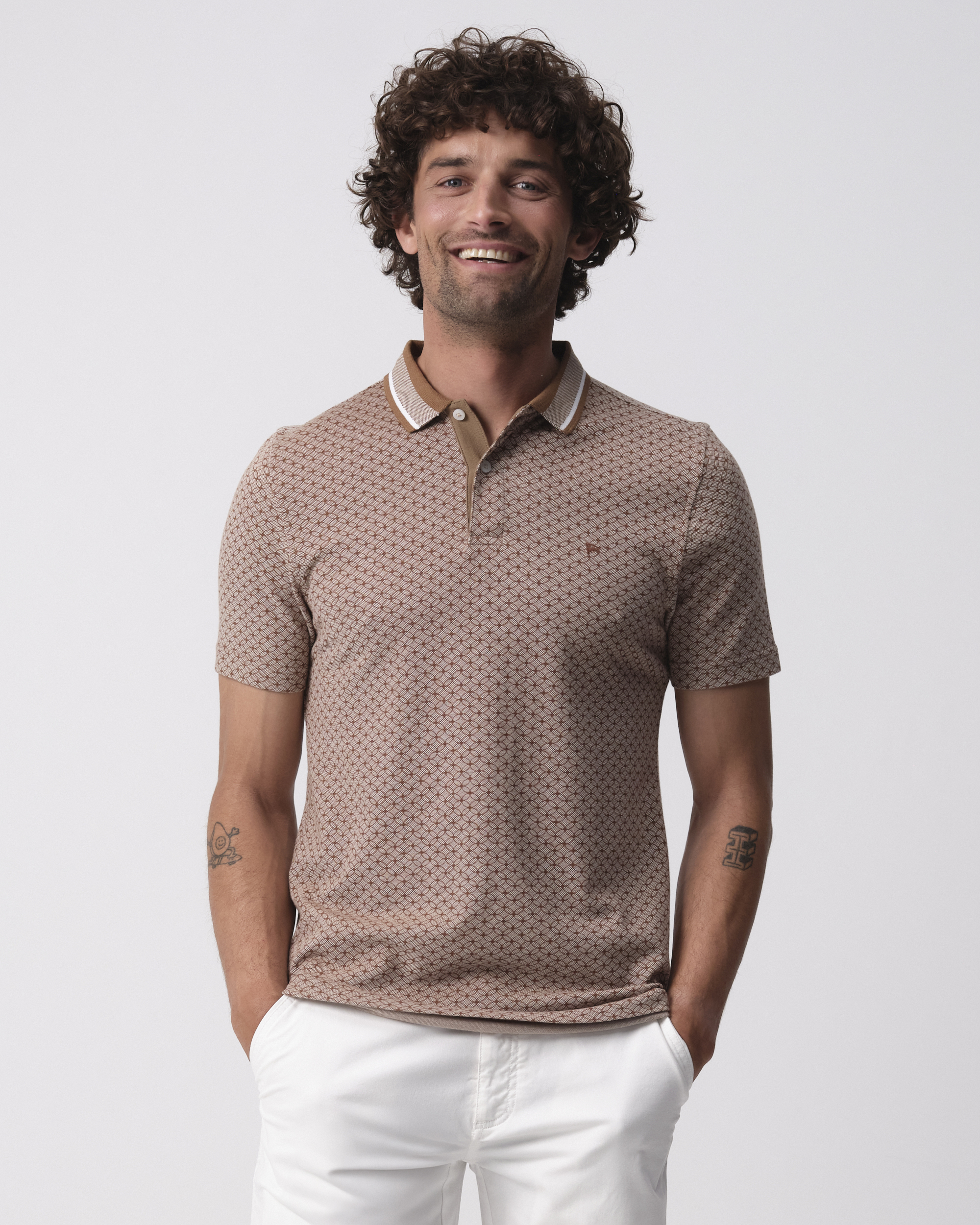 Campbell Stanson AOP Heren Polo KM
