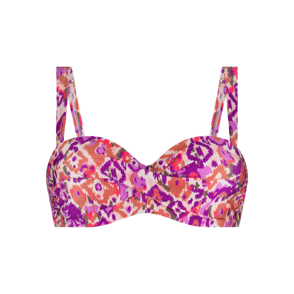 Ten Cate bikini top twisted padded wired bikini top dames multicolour-roze