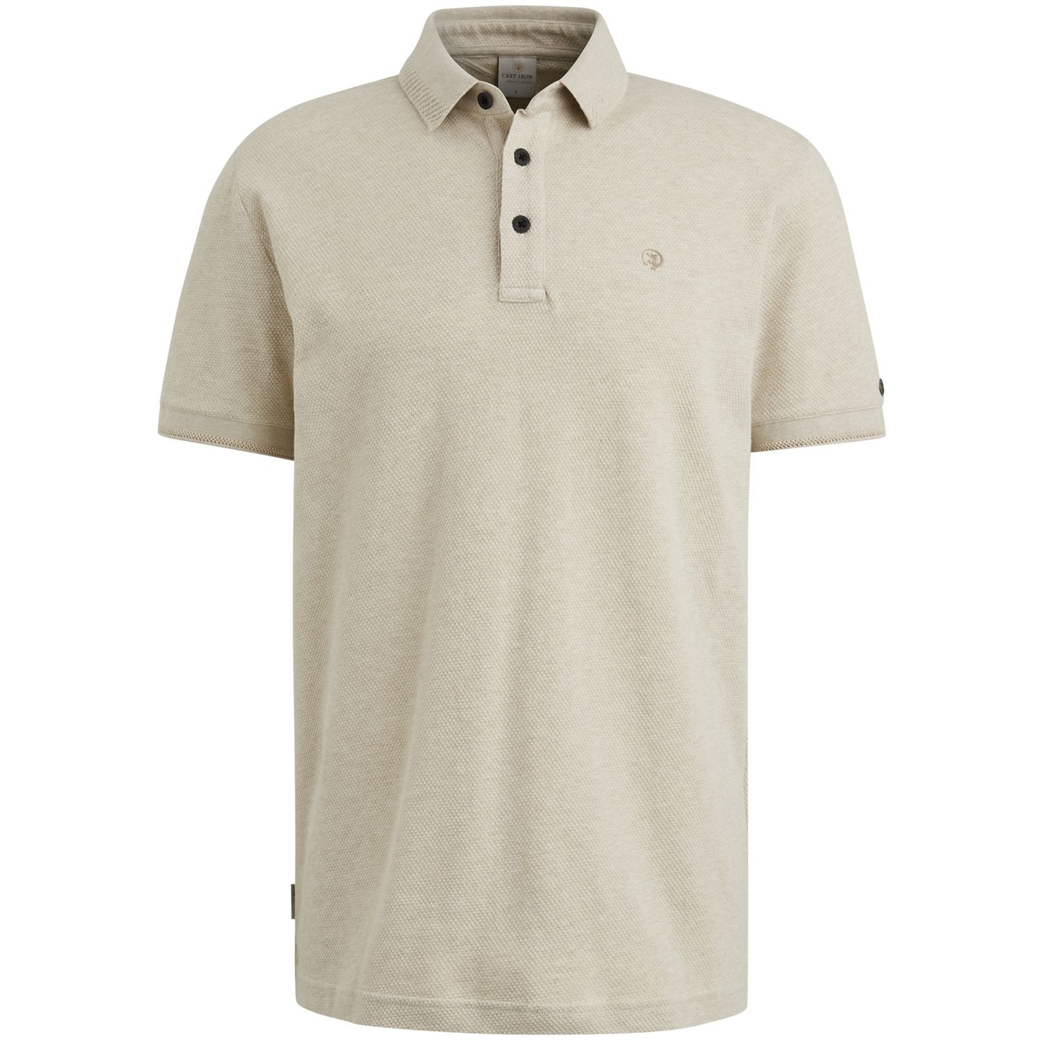 Cast Iron Polo Popcorn Beige heren