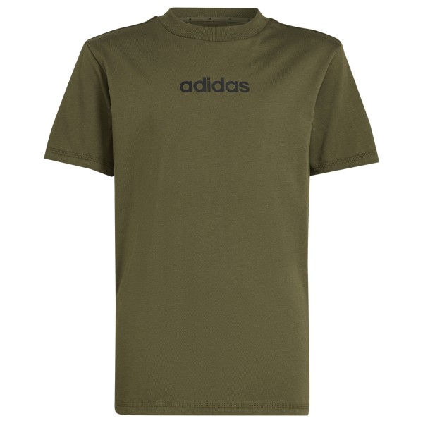 adidas - Kid's Linear Tee 160 - T-shirt, olijfgroen