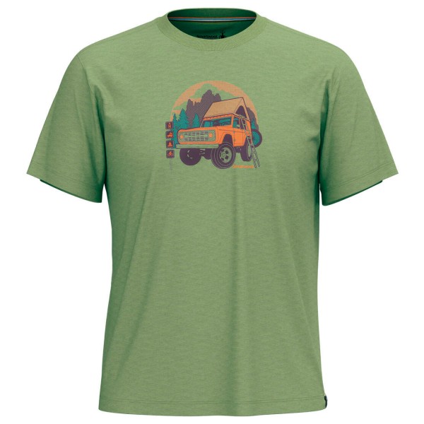 Smartwool - Long Weekend Graphic Tee - Merinoshirt, groen