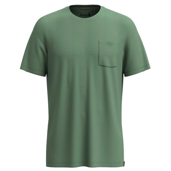 Smartwool - Merino Hemp Blend S/S Pocket Tee - Merinoshirt, groen/olijfgroen