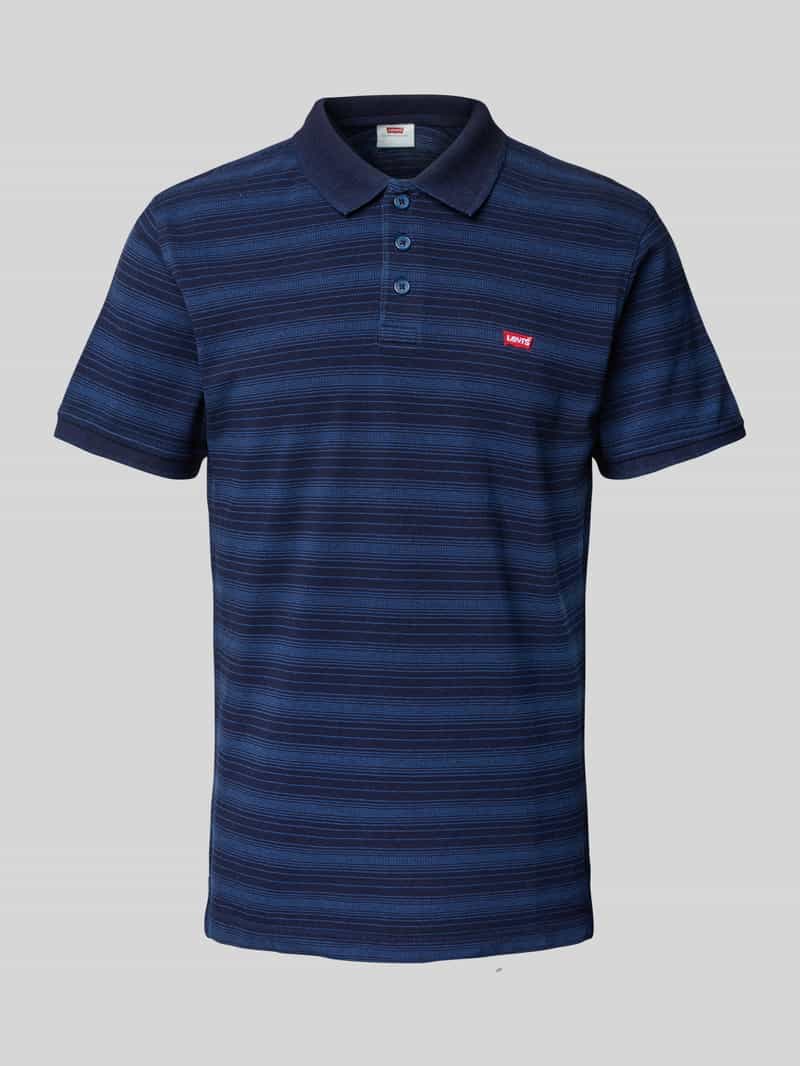 Levi's Standard fit poloshirt met labelstitching