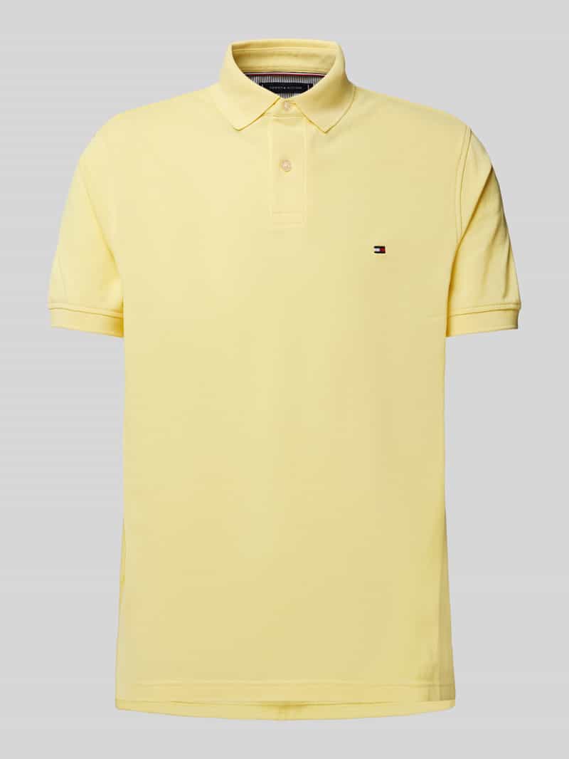 Tommy Hilfiger Regular fit poloshirt van katoenmix