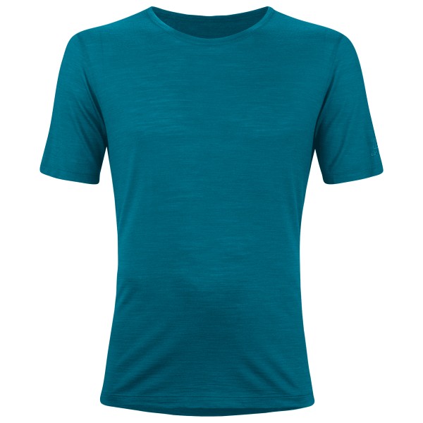 Löffler - T-Shirt Merino-Tencel - Merinoshirt, blauw