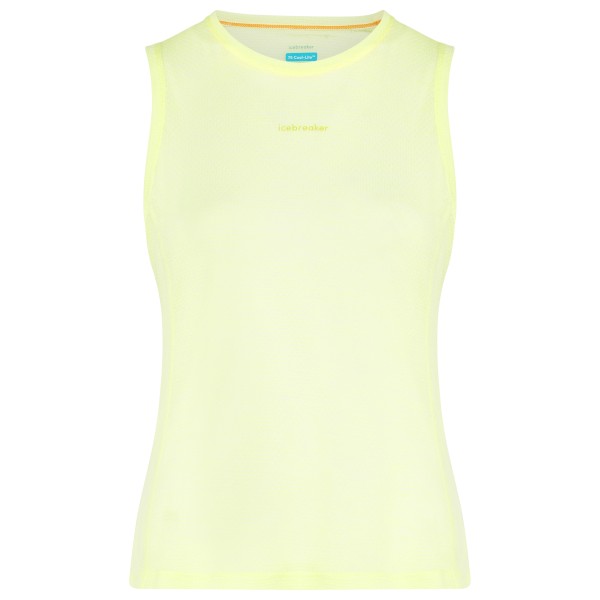 Icebreaker - Women's Merino 75 Cool-Lite Featherlight Tank - Top, geel