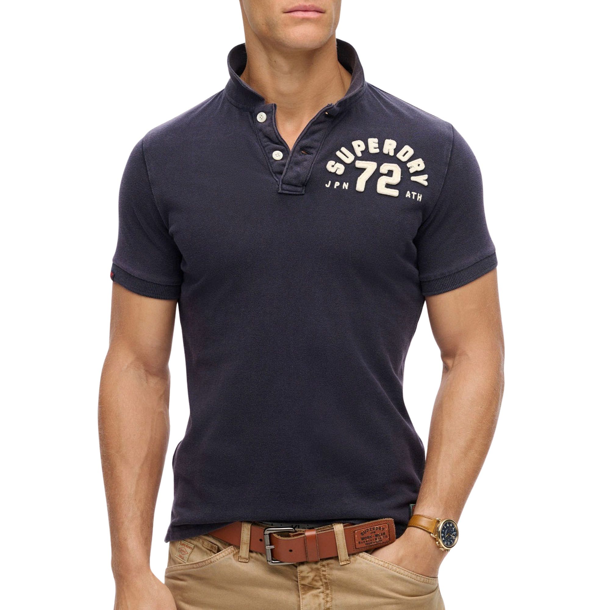 Superdry Vintage Athletic Polo Heren