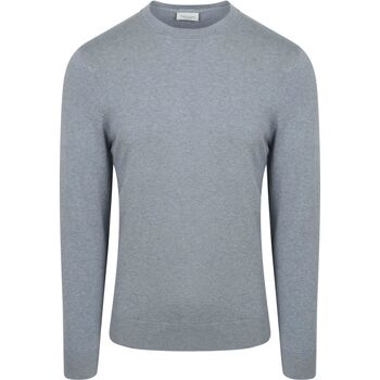 Sweater Profuomo Pullover Crewneck Basic Blauw