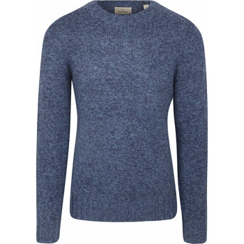 Sweater Dstrezzed Crewneck Per Melange Navy
