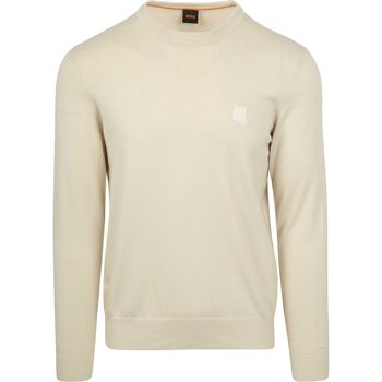 Sweater BOSS Pullover Kanovano Ecru