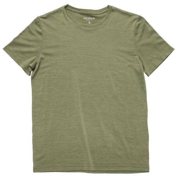 Devold - Classic Tee - Merinoshirt, olijfgroen