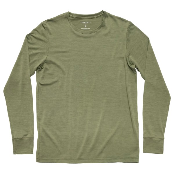 Devold - Classic L/S - Merinoshirt, olijfgroen