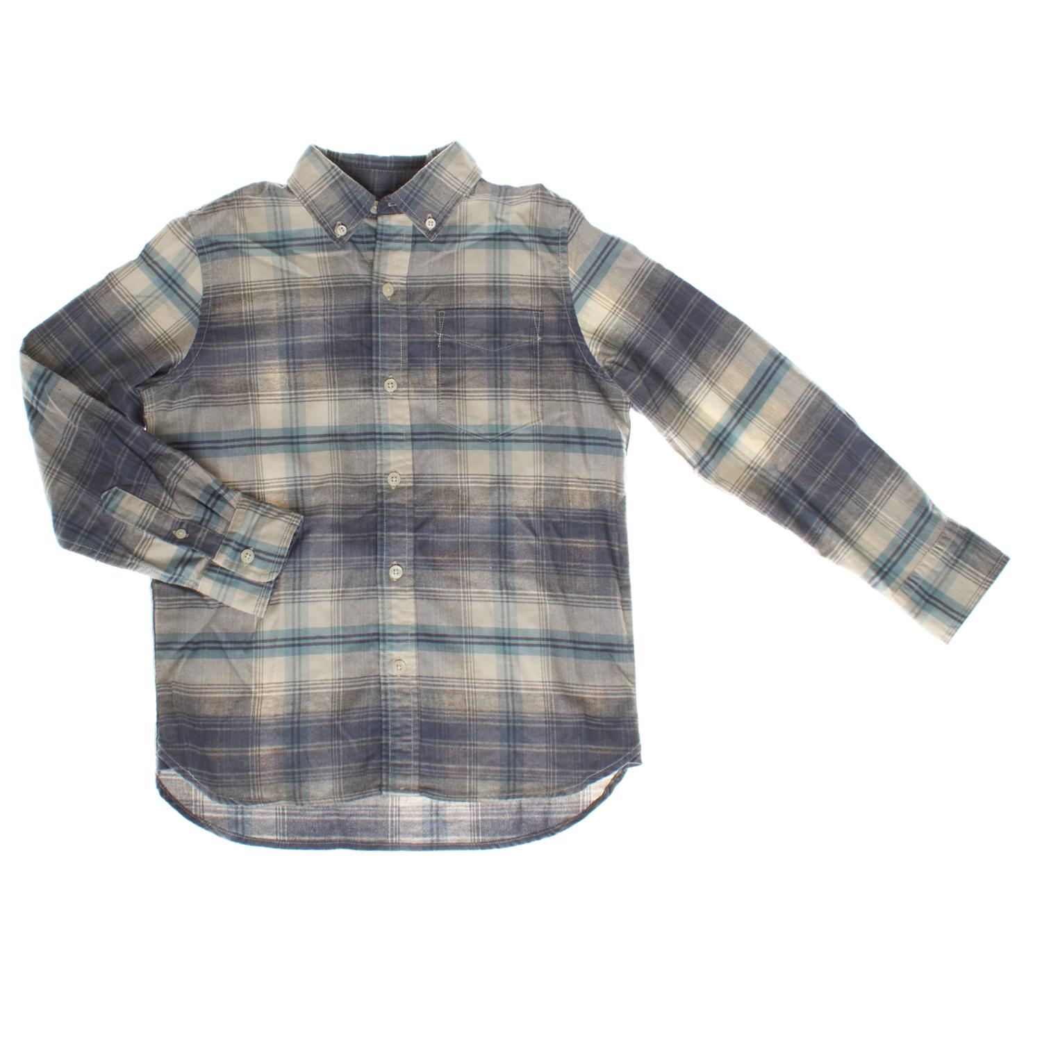 BlackPrice Jongens Oxford-overhemd met lange mouwen 803404 10/11 AÑOS blauw