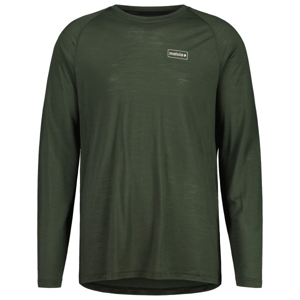 Maloja - TraunsteinM. - Merinoshirt, olijfgroen