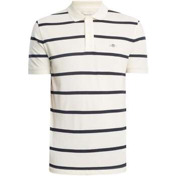 Polo Shirt Korte Mouw Gant Gestreept poloshirt