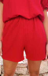 The Musthaves Smocked Short Sevilla Red 2.0