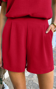The Musthaves Mila Short Bordeaux