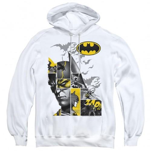 Batman Heren Long Live Hoodie XXL wit