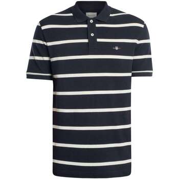 Polo Shirt Korte Mouw Gant Gestreept poloshirt