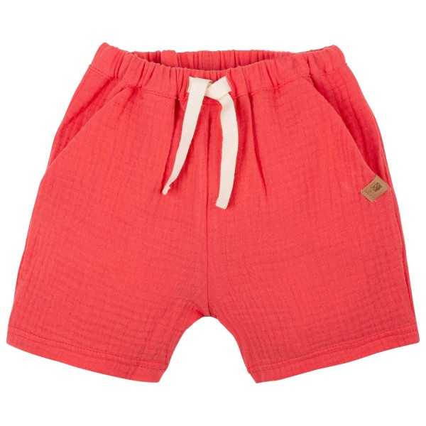 Pure Pure - Kid's Mini-Shorts Mull Uni - Short, rood