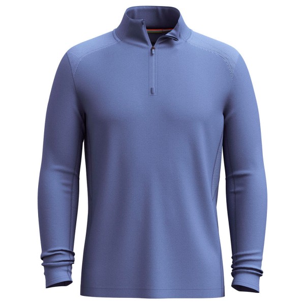 Smartwool - Active 1/4 Zip - Merinoshirt, blauw