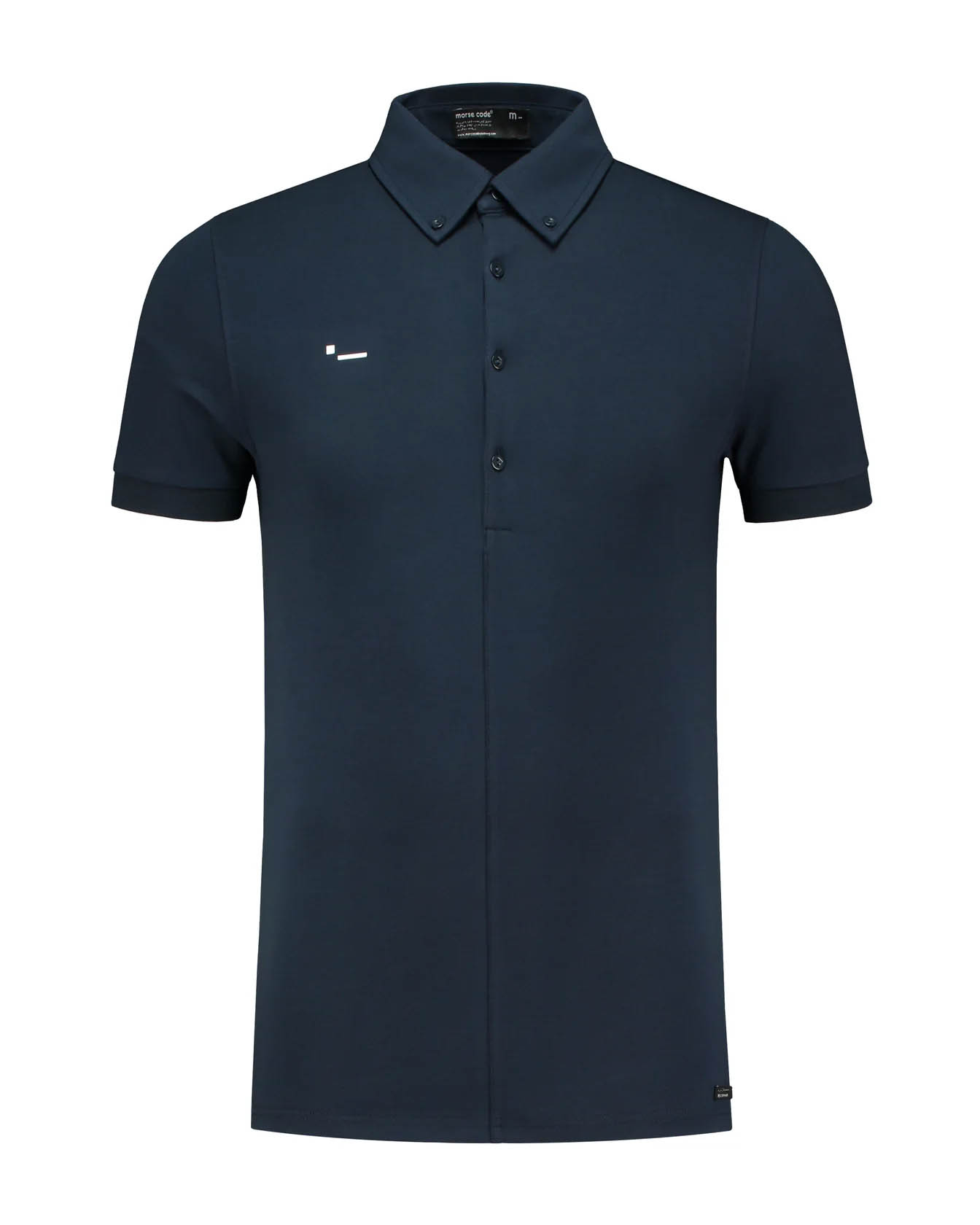 Morse Code Alpha 3 Jersey Heren Polo KM