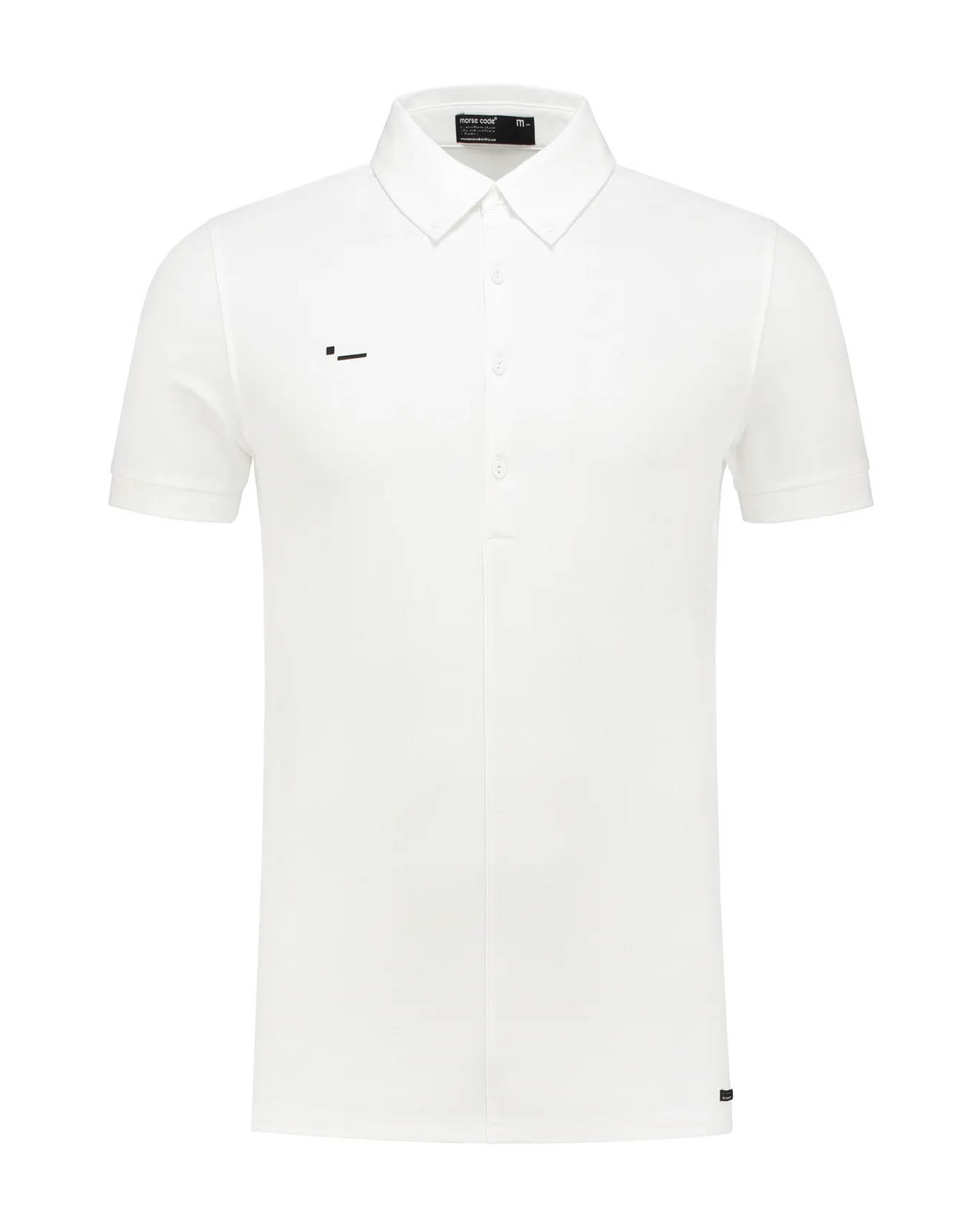 Morse Code Alpha 3 Jersey Heren Polo KM