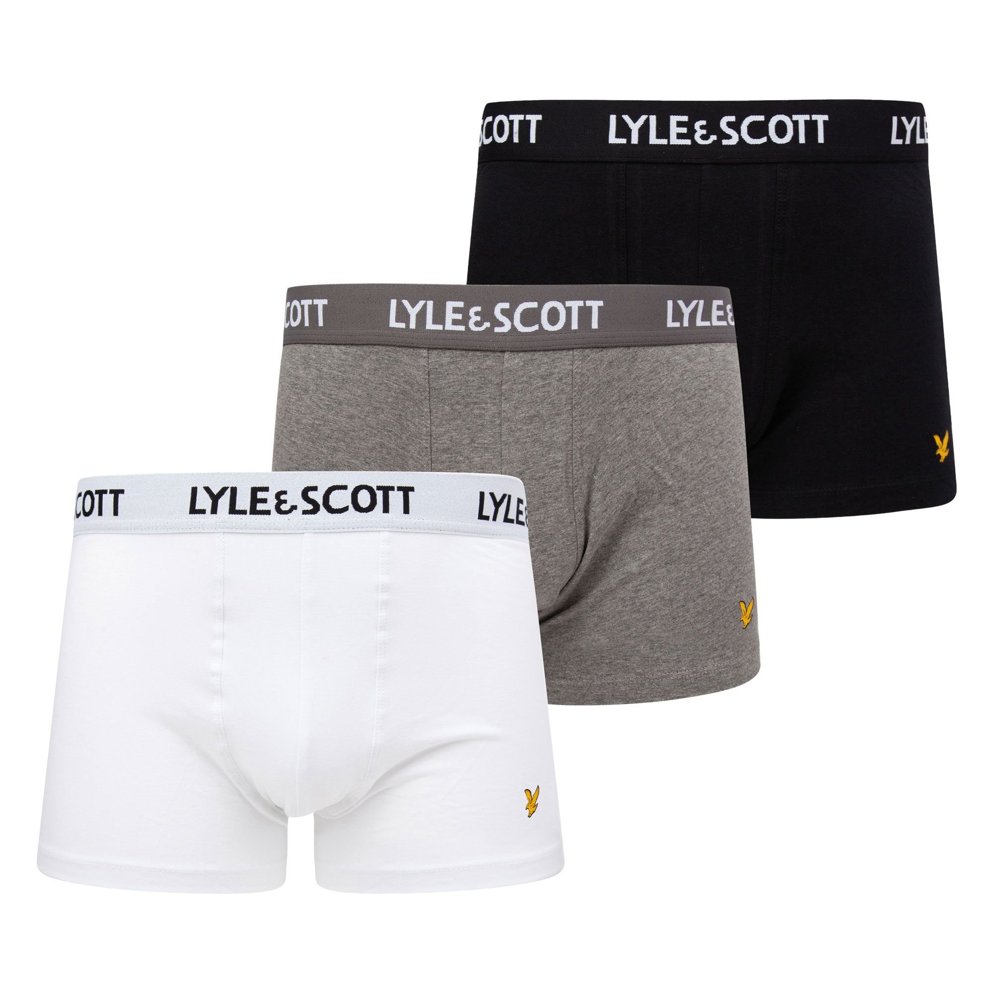 Lyle &cott Basic Core Trunk Boxershorts Heren (3-pack)