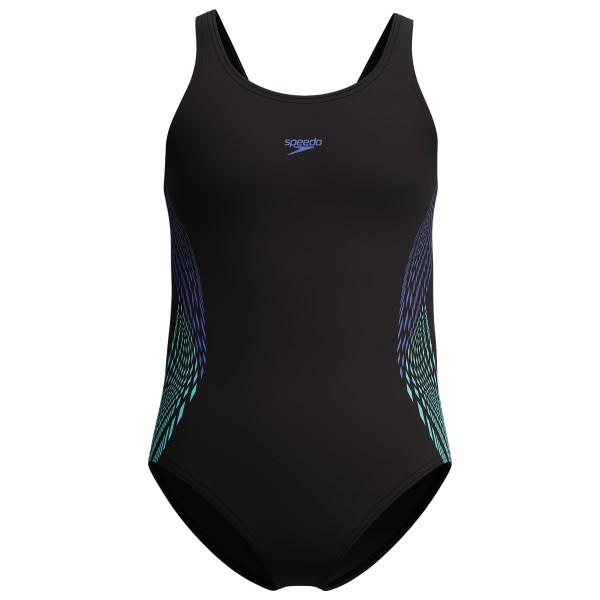 Speedo - Kid's Plastisol Placement Muscleback - Badpak, zwart