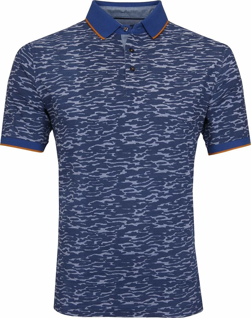Suitable Camouflage Polo Indigo