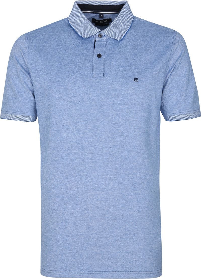 Casa Moda Polo Stretch Blauw
