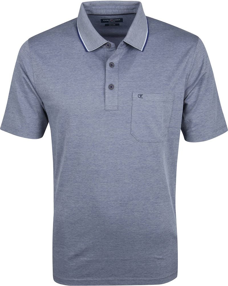 Casa Moda Polo Navy Melange