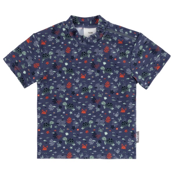 Sterntaler - Kid's Badeshirt Kurzarm Unterwasser - Lycra, blauw