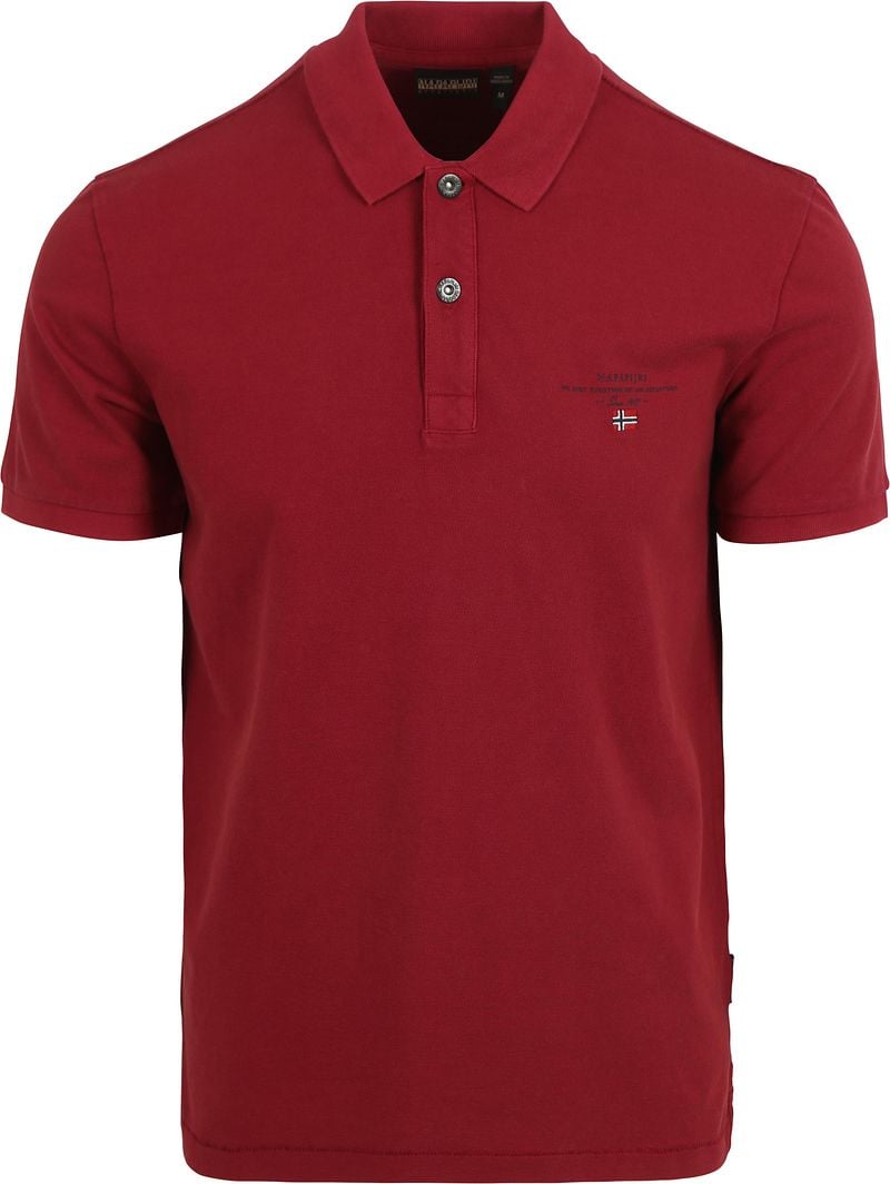 Napapijri Polo Elbas Rood