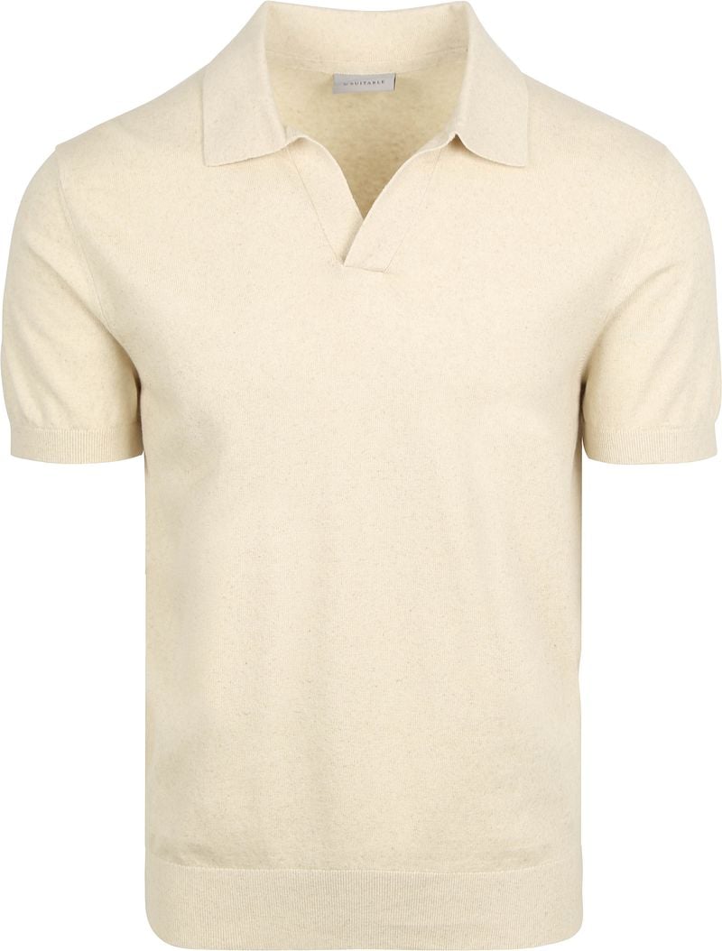 Suitable Polo Riva Linnen Ecru