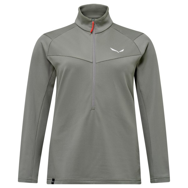 Salewa - Women's Puez Cammino PL Half Zip Jacket - Fleecetrui, grijs