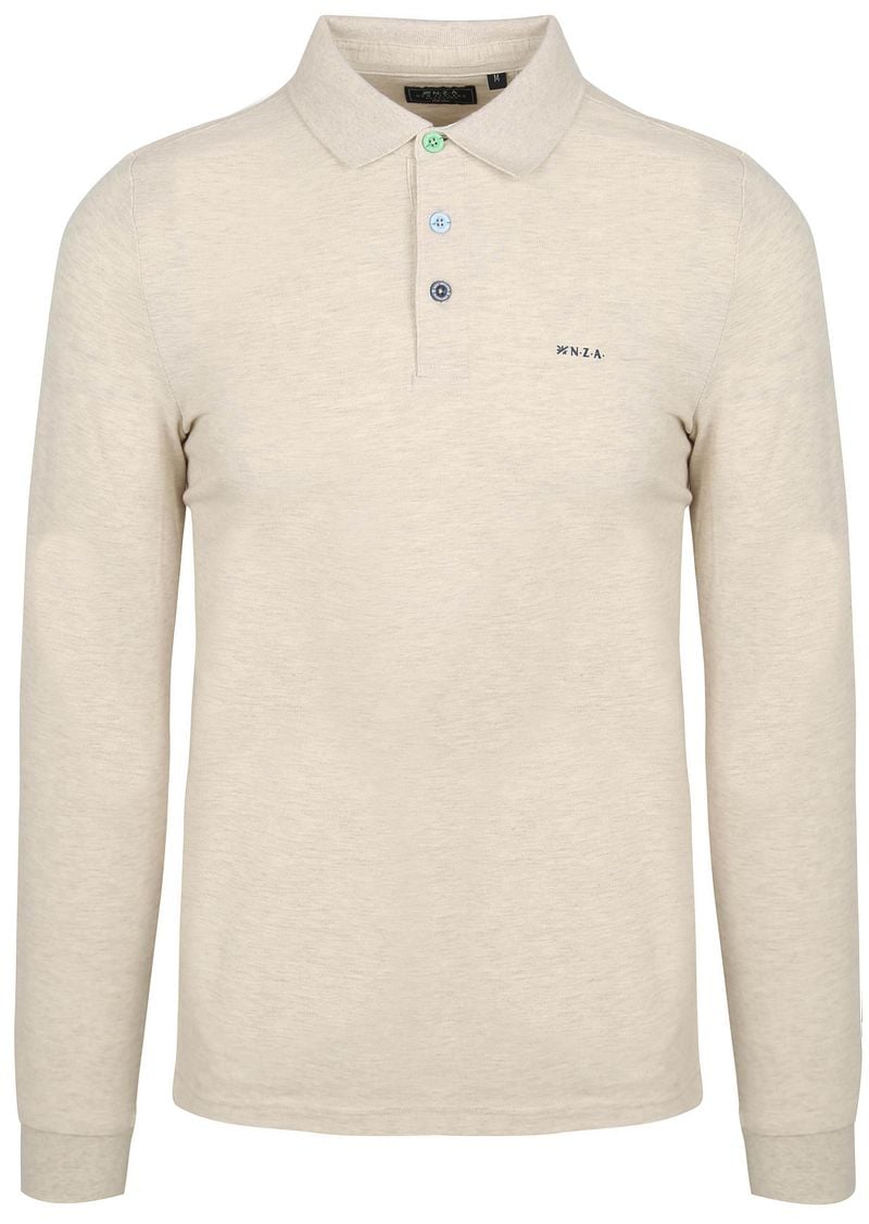 New zealand auckland NZA Longsleeve Polo Marshall Light Cream